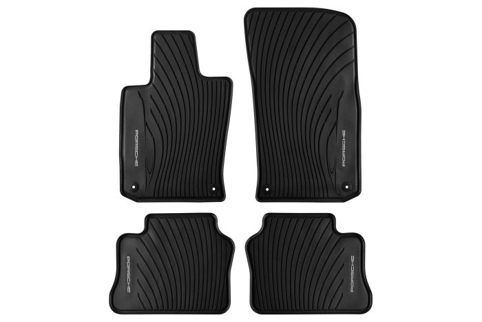 Porsche Panamera Siyah Orjinal Kauçuk Paspas Seti 2009-2016